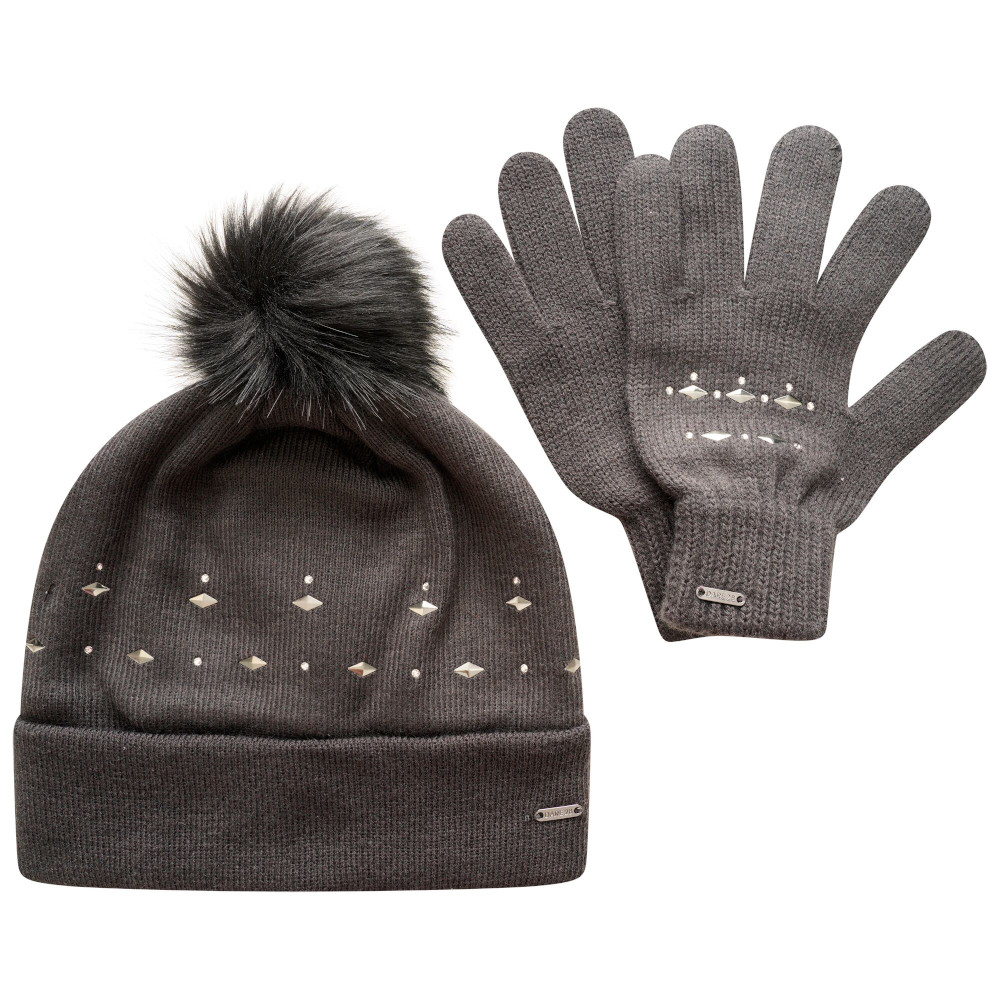 Product image of Dare 2B Womens Crystal Clear Fleece Lined Hat And Gloves Set One Size