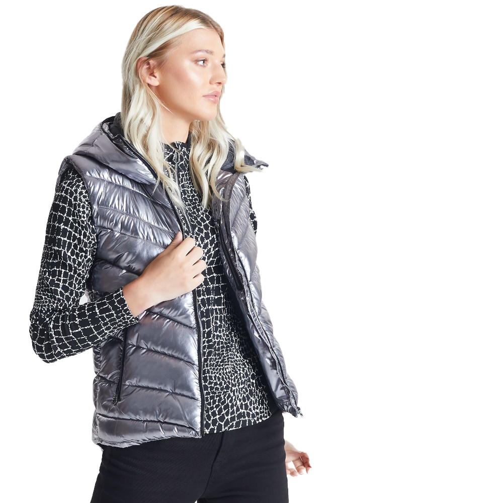 Dare 2b Womens Complicate Warm Quilted Hooded Gilet Jacket UK 16 - Bust 40’, (102cm)