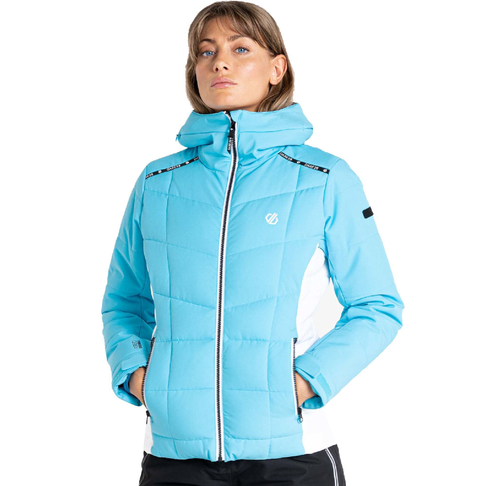 Dare 2B Womens Expertise Waterproof Breathable Ski Jacket UK 6- Bust 32’, (81cm)