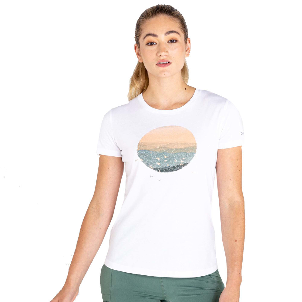 Dare 2B Womens Peace of Mind Casual Cotton Graphic T Shirt UK 18- Bust 42’, (107cm)