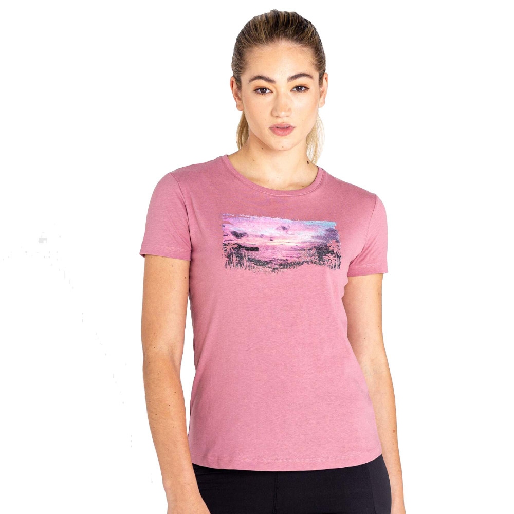 Dare 2B Womens Peace of Mind Casual Cotton Graphic T Shirt UK 8- Bust 32’, (81cm)