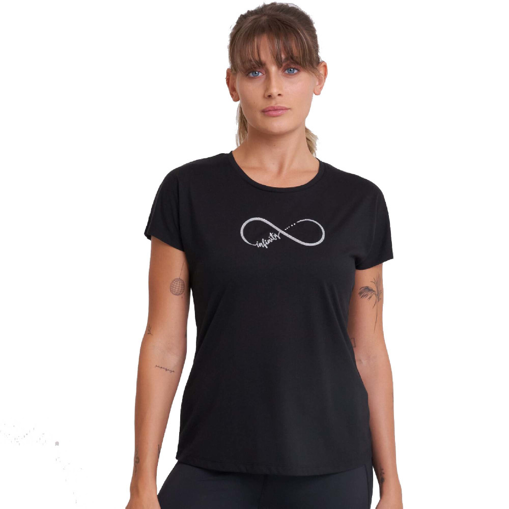 Dare 2B Womens Crystallize Short Sleeve Graphic T Shirt UK 18- Bust 42’, (107cm)