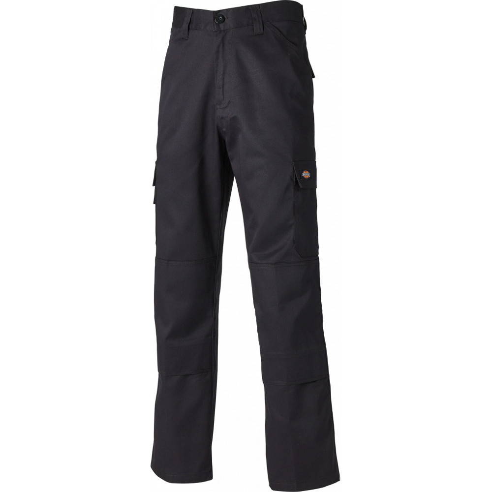 Dickies Mens CVC Polycotton Velcro Pouches Regular Workwear Trousers 48R - Waist 48’, Inside Leg 32’
