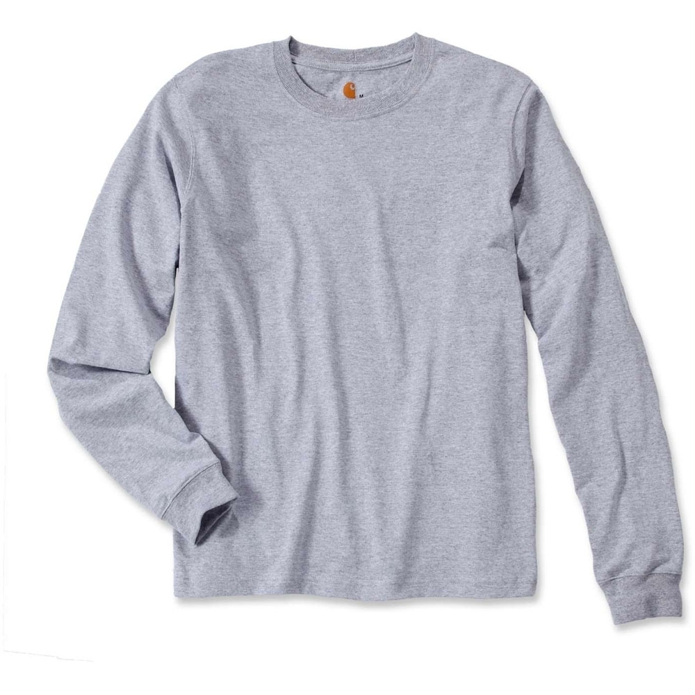 Carhartt Mens Long Sleeve Rib Knit Crew Neck Signature Logo T-Shirt  XL - Chest 46-48’ (117-122cm)