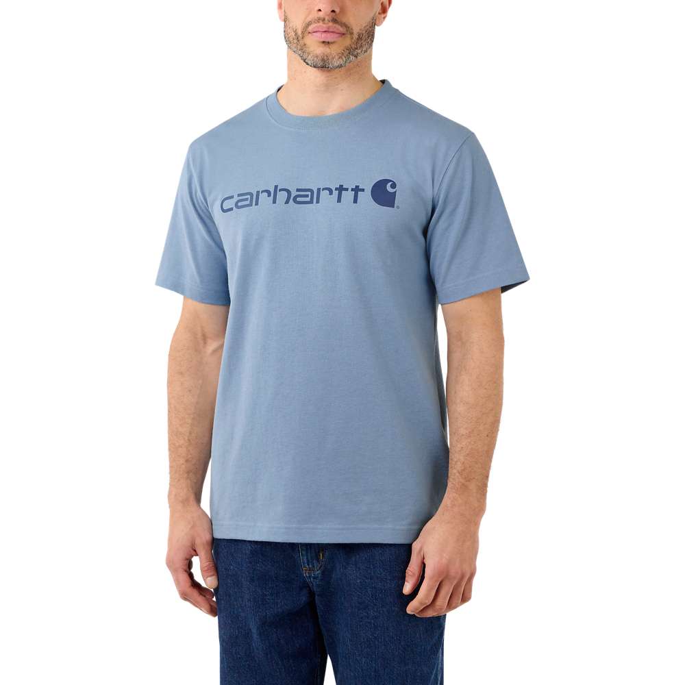 Carhartt Mens Core Logo Graphic Cotton Short Sleeve T-Shirt XL - Chest 46-48’ (117-122cm)