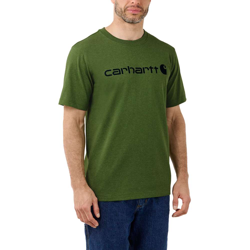 Carhartt Mens Core Logo Graphic Cotton Short Sleeve T-Shirt XXL - Chest 50-52’ (127-132cm)