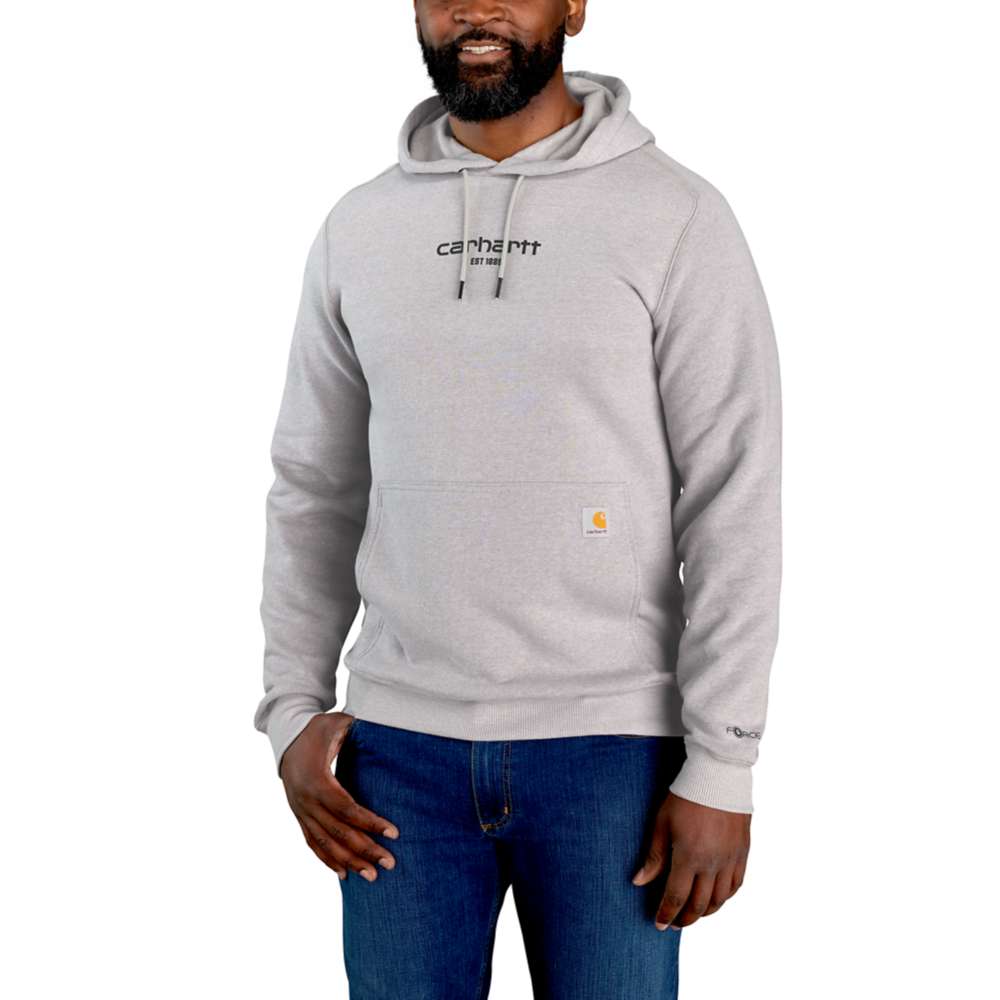 Carhartt Mens Lightweight Logo Relaxed Fit Graphic Hoodie S - Chest 34-36’ (86-91cm)