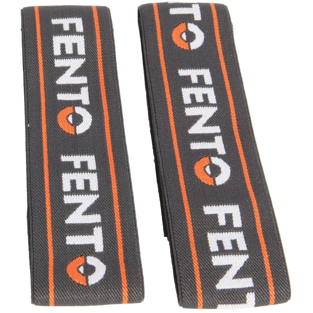 Fento Mens 2 Elastics Velcro Original Kneepad Straps One Size