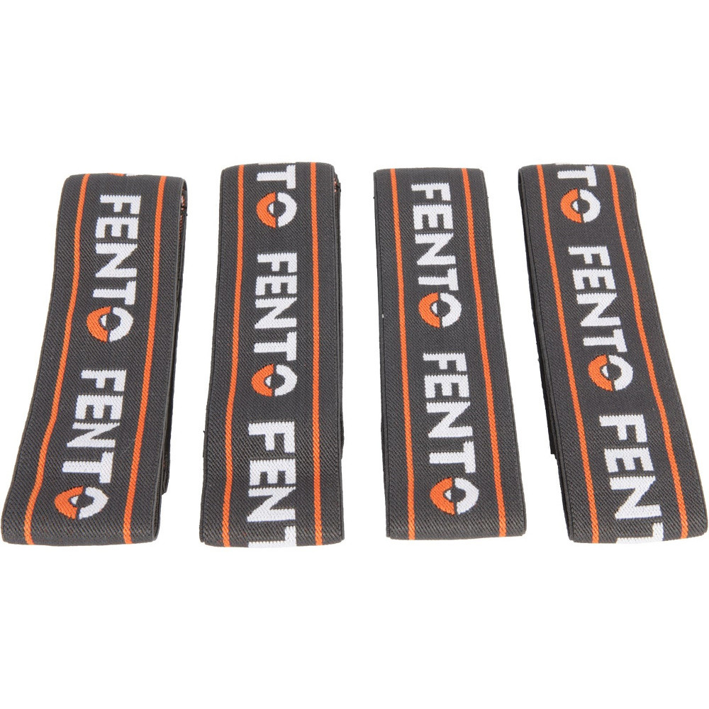 Fento Mens 4 Elastics With Velcro Fento Max Kneepad Straps One Size