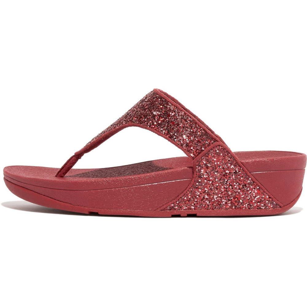 FitFlop Womens Lulu Glitter Summer Toe Post Sandals UK Size 5 (EU 38)
