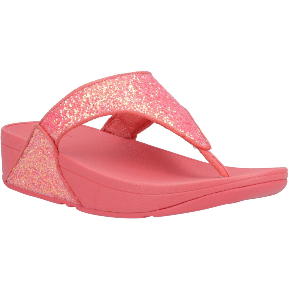 FitFlop Womens Lulu Glitter Summer Toe Post Sandals UK Size 7 (EU 41)