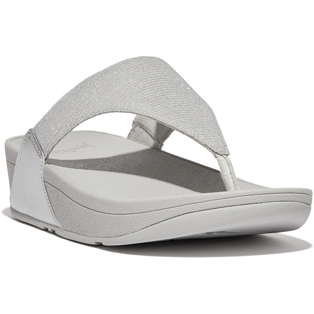Fitflop Womens Lulu Shimmerlux Toe Post Sandals UK Size 7 (EU 41)