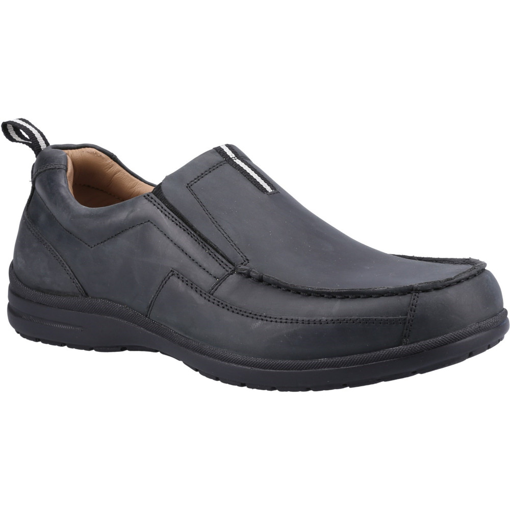 Fleet & Foster Mens Paul Memory Foam Leather Shoes UK Size 9 (EU 43)