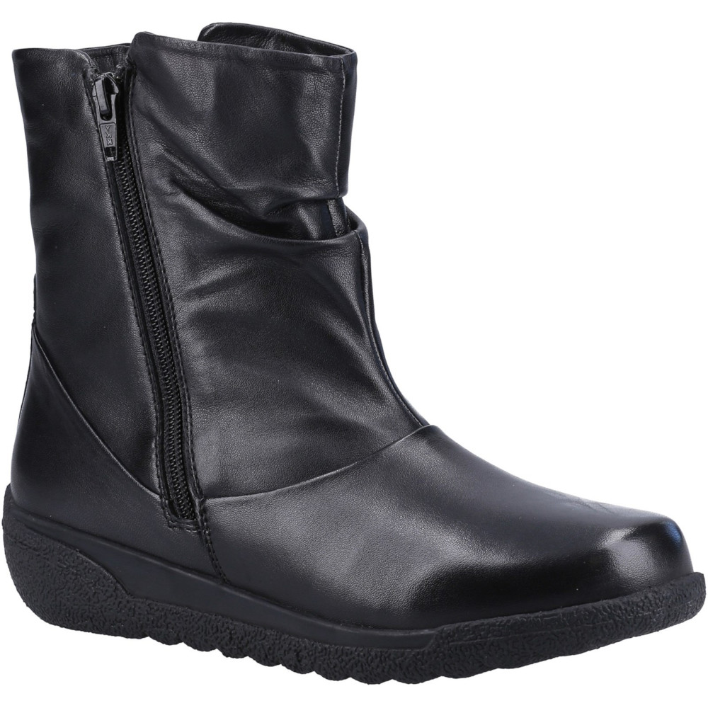 Fleet & Foster Womens Brecknock Zip Up Leather Boots UK Size 3 (EU 36)