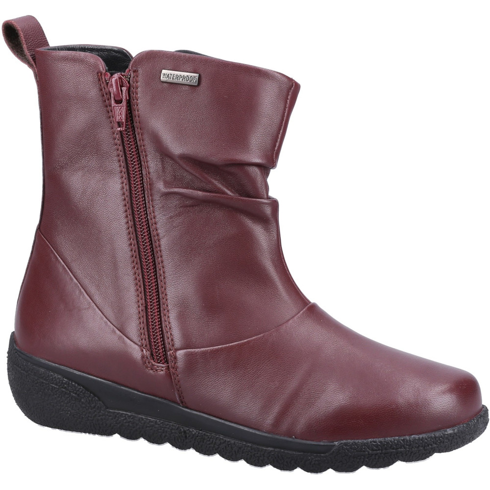 Fleet & Foster Womens Brecknock Zip Up Leather Boots UK Size 5 (EU 38)
