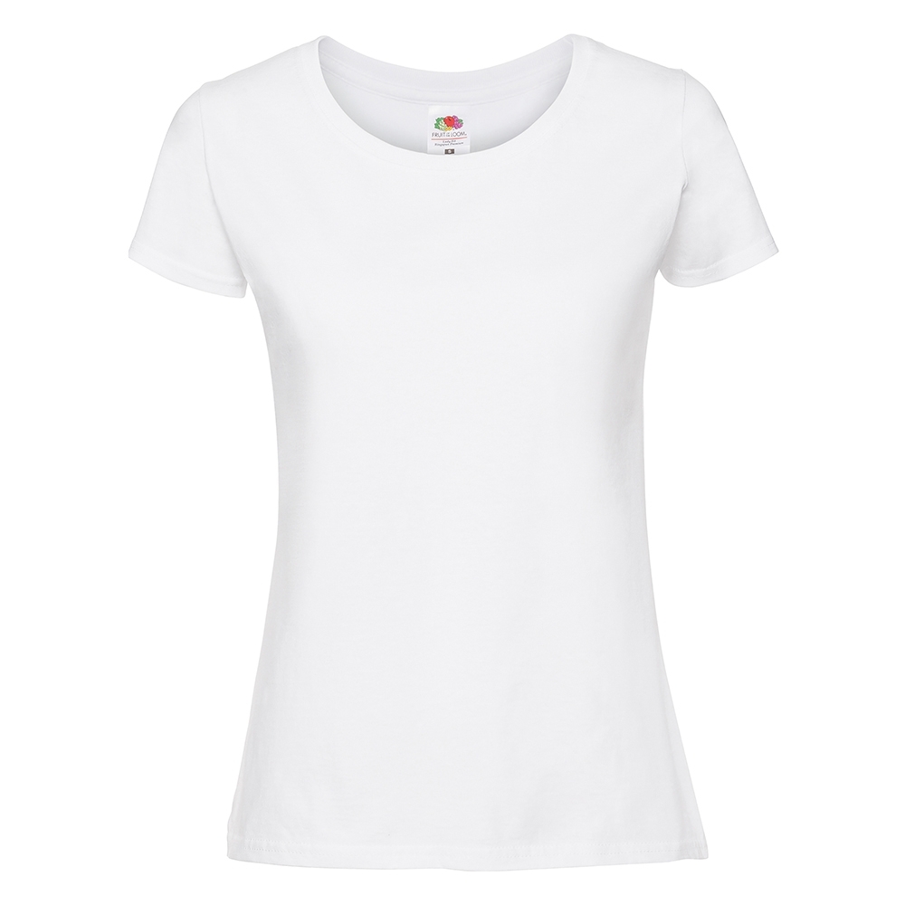 Fruit Of The Loom Womens Lady Fit 100% Cotton T Shirt 2XL - UK Size 18