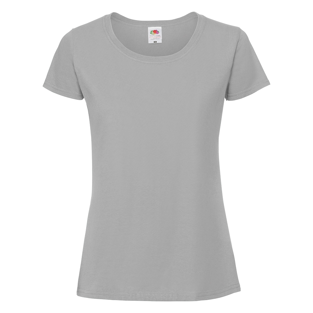 Fruit Of The Loom Womens Lady Fit 100% Cotton T Shirt XS - UK Size 8