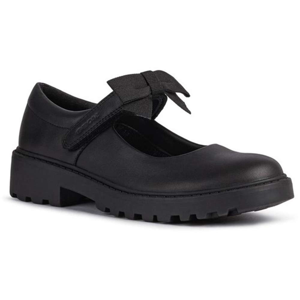 Geox Girls Casey Ballerina Leather School Shoes UK Size 3 (EU 36)