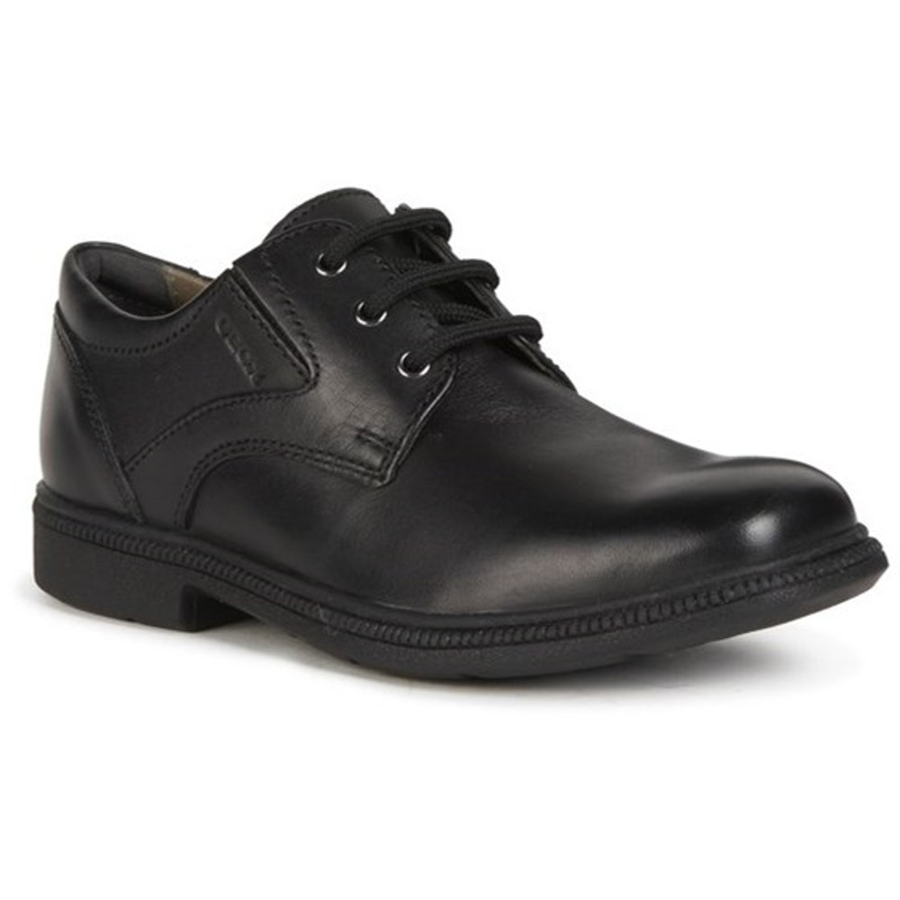 Geox Boys Federico Leather Lace Up School Shoes UK Size 2.5 (EU 35)