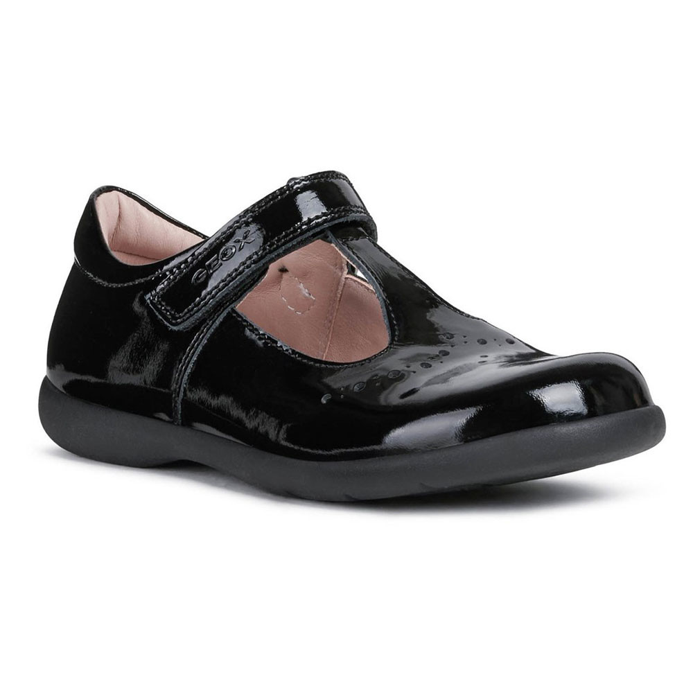 Geox Girls Naimara Leather Ballerina Mary Jane Shoes UK Size 11 (EU 29)
