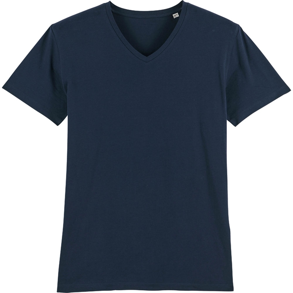 greenT Mens Organic Cotton Presenter Casual V Neck T Shirt XL- Chest 43-45’ (109-114cm)