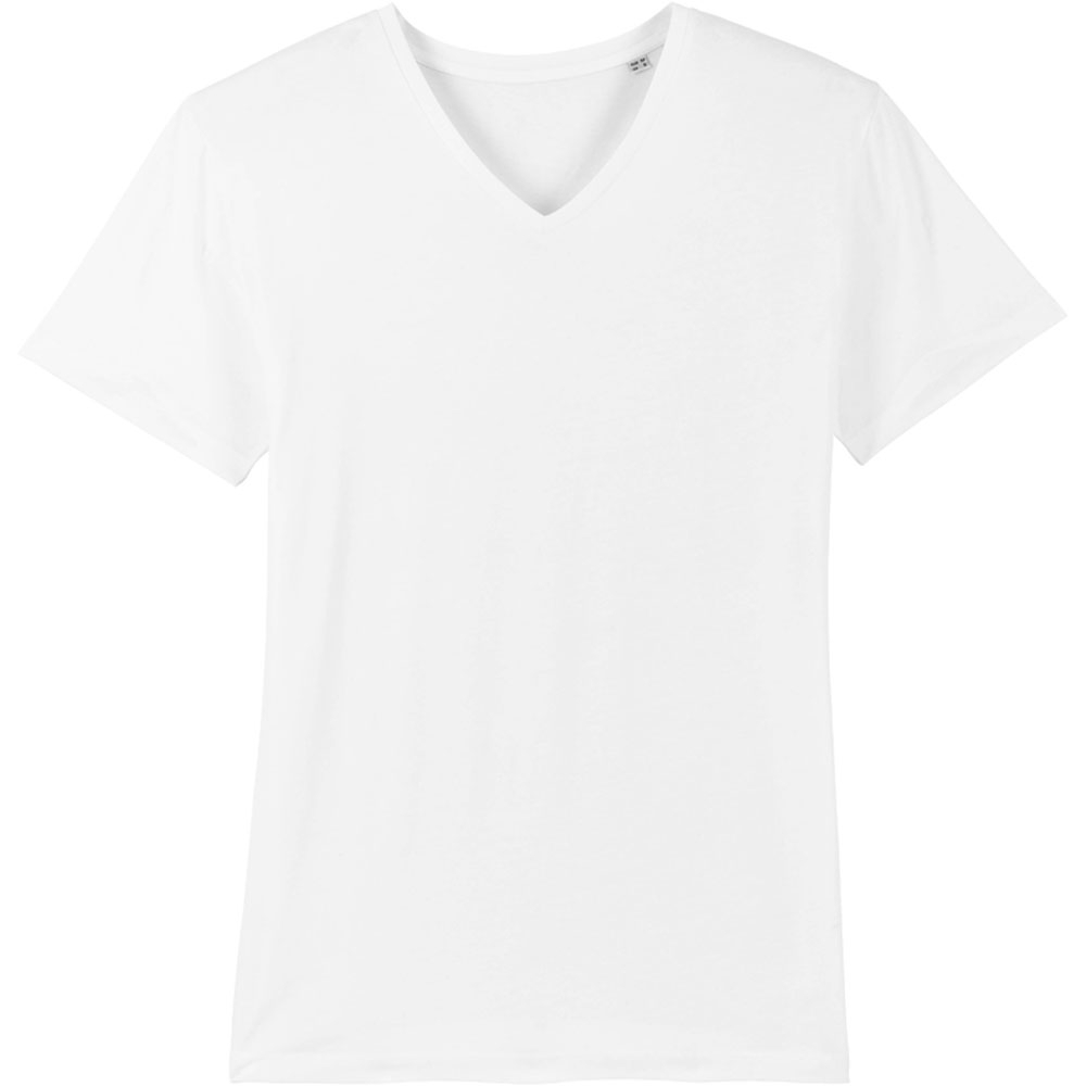 greenT Mens Organic Cotton Presenter Casual V Neck T Shirt S- Chest 36-38’ (92-97cm)