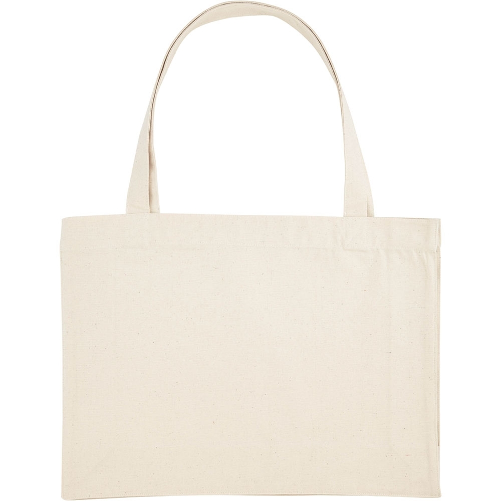 greenT Organic Polycotton Woven Over Shoulder Large Tote Bag One Size