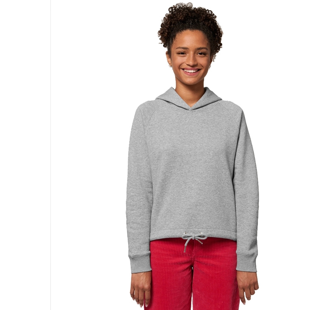 greenT Womens Organic Bower Cropped Raglan Sweater Hoodie XL- UK Size 16