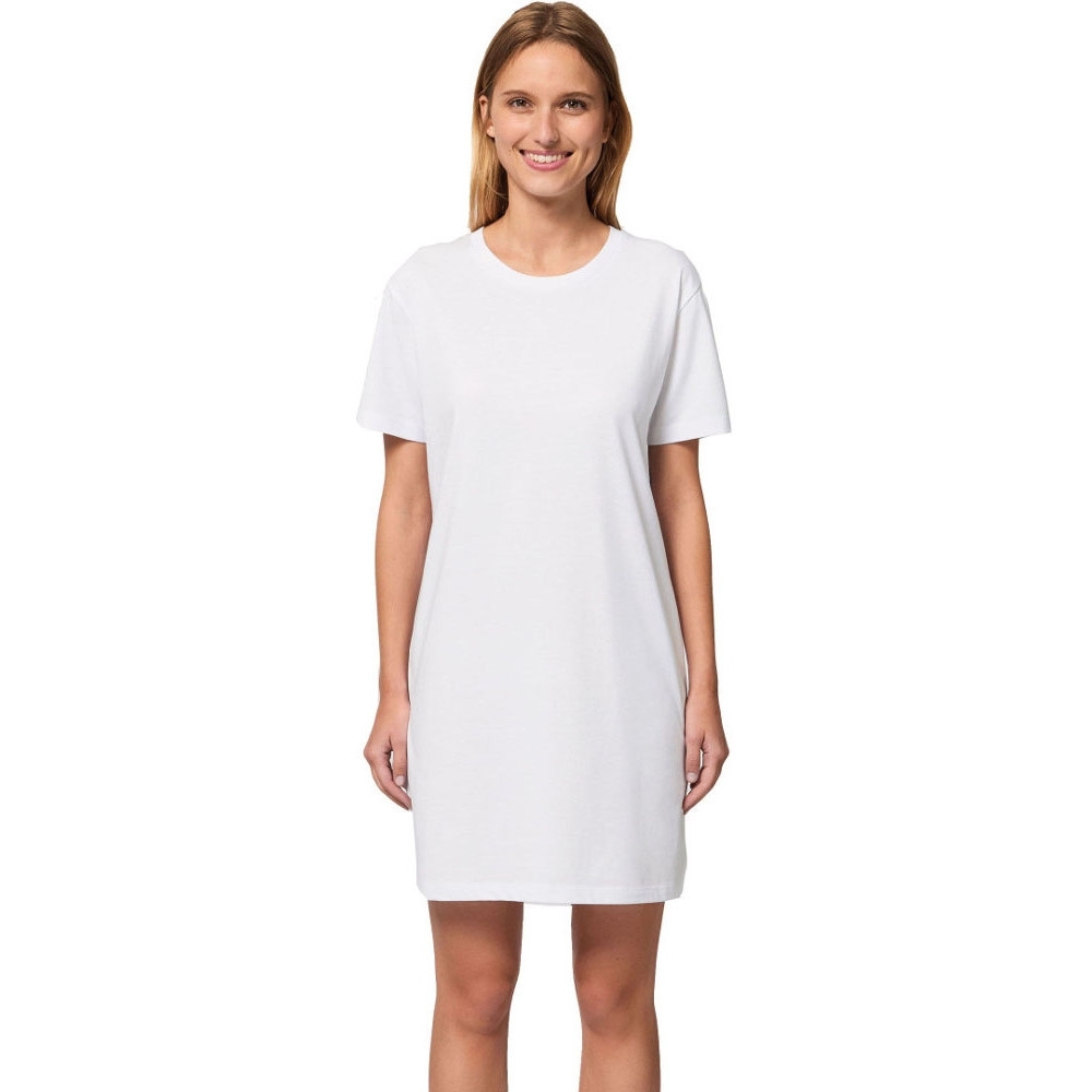 greenT Womens Organic Cotton Spinner Soft Feel T Shirt Dress L- UK Size 14