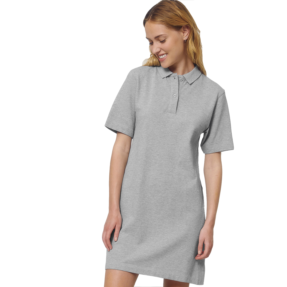 greenT Womens Organic Cotton Paiger Pique Polo Dress XL- UK 16