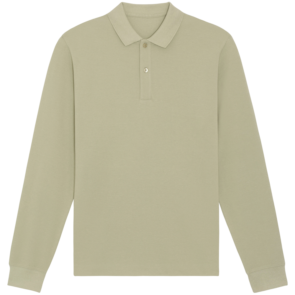 greenT Womens Organic Cotton Prepster Long Sleeve Polo Shirt XXS- Bust 32-34’