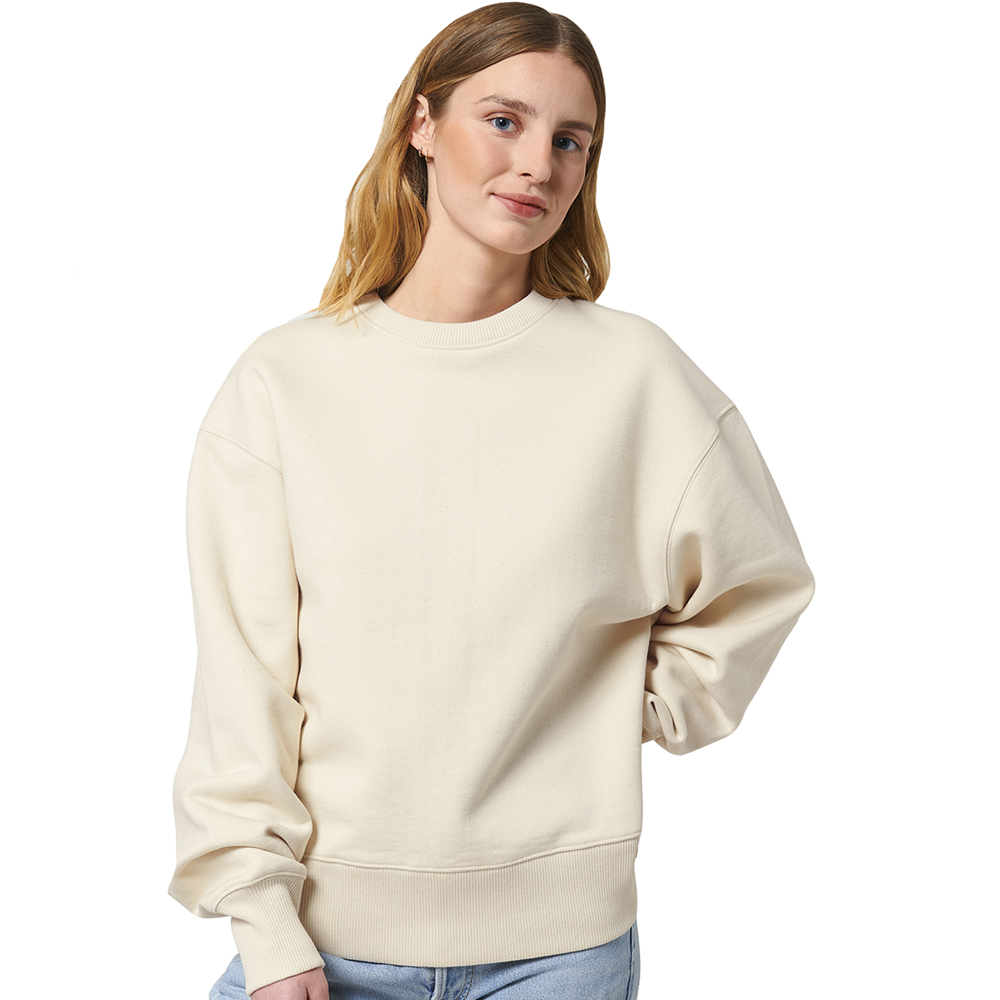 greenT Womens Organic Cotton Radder Heavy Sweatshirt XS- Bust 34-36’