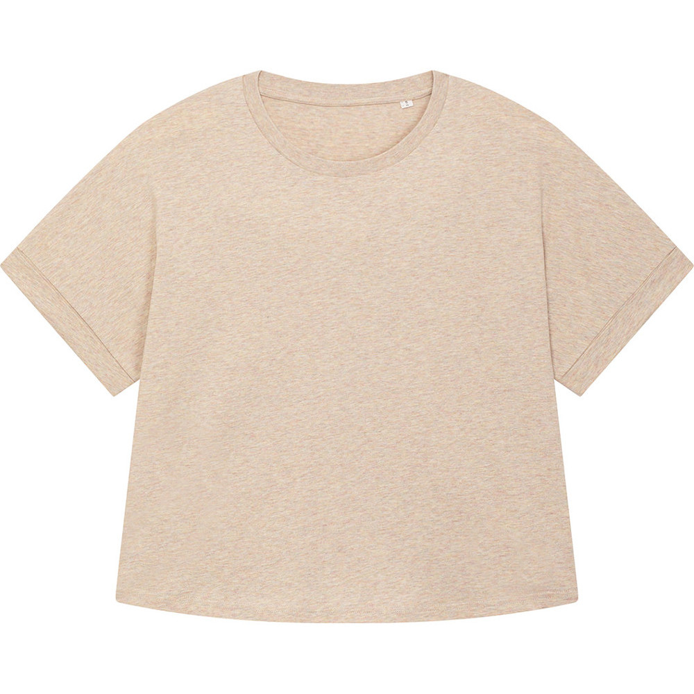 greenT Womens Organic Cotton Collider Oversized T Shirt 2XL- UK 18