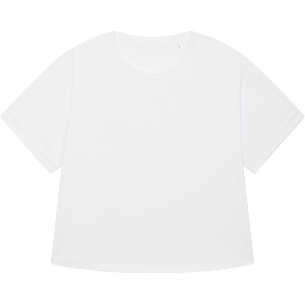 greenT Womens Organic Cotton Collider Oversized T Shirt XS- UK 8