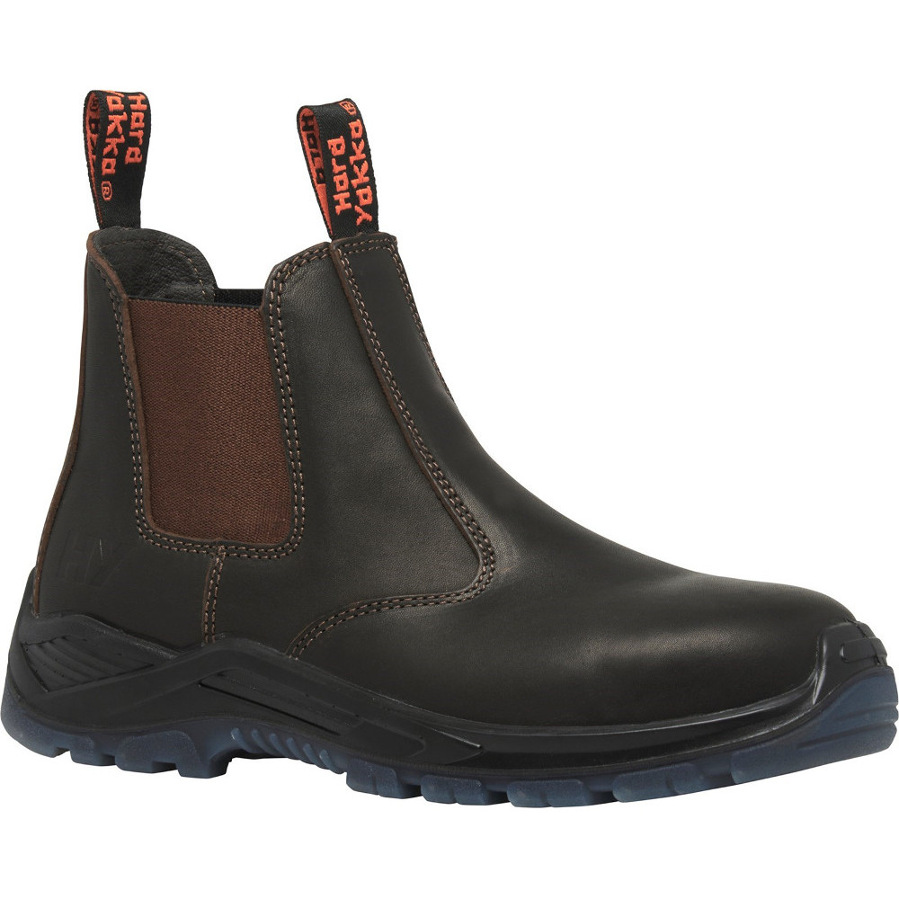 Hard Yakka Mens Banjo Safety Leather Slip On Dealer Boots UK Size 12 (EU 47)
