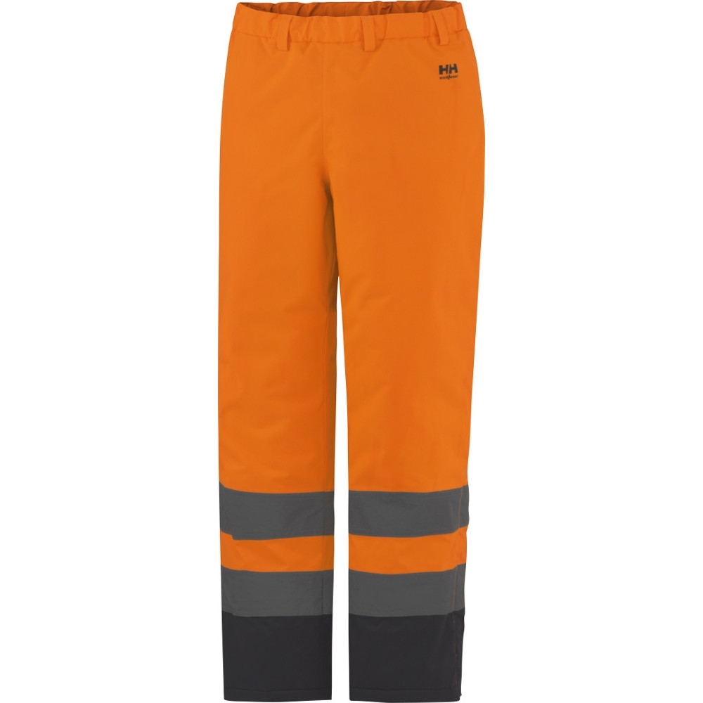 Helly Hansen Mens Alta Insulated Waterproof High-Vis Workwear Trousers S - Waist 32’, Inside Leg 32’