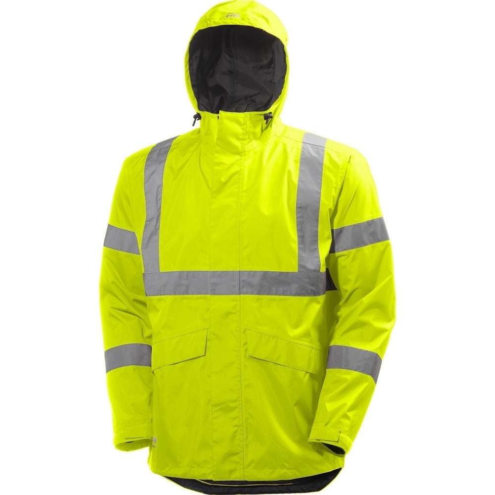 Helly Hansen Mens Alta Shelter Waterproof High-Vis Workwear Jacket XXL - Chest 49’