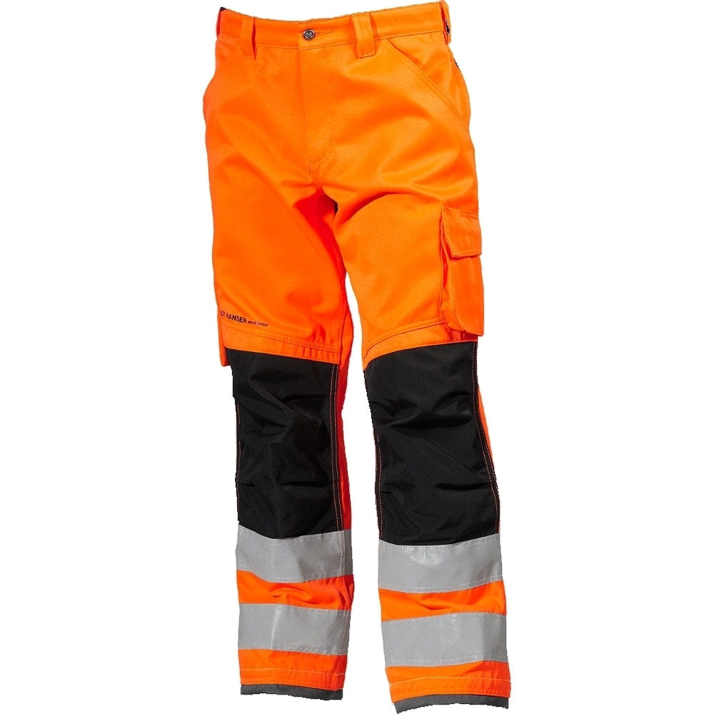 Helly Hansen Mens Alna Durable Reinforced Hi-Vis Workwear Trousers C52 - Waist 36’, Inside Leg 33’