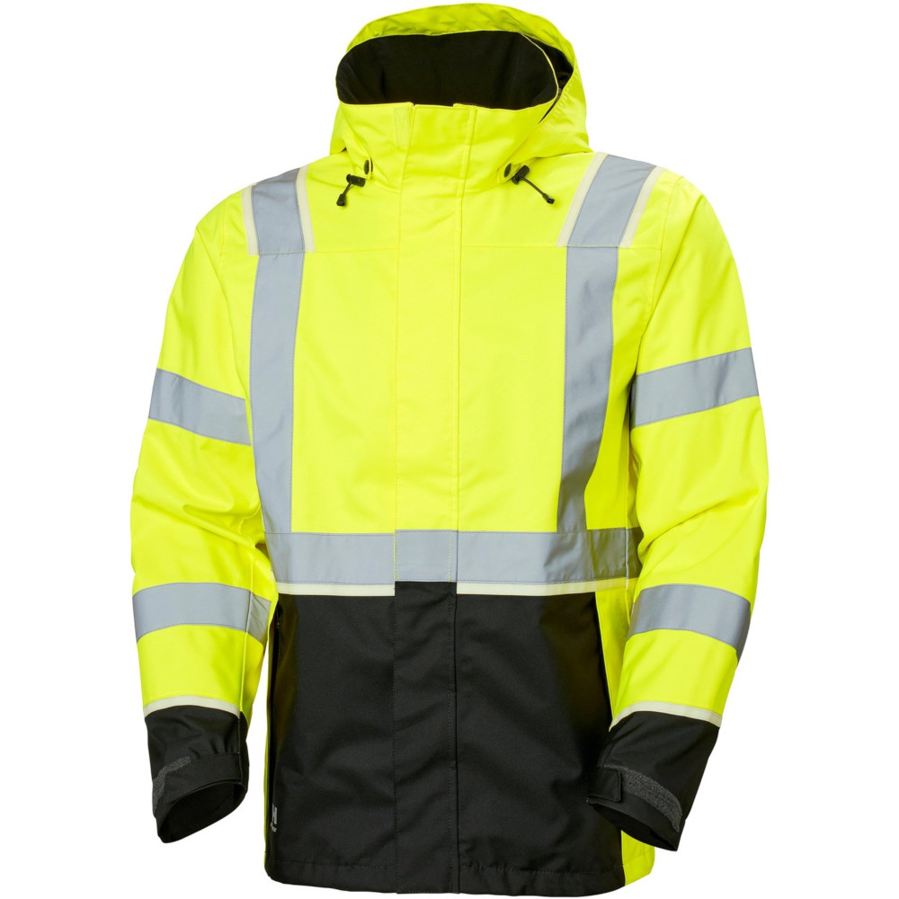 Helly Hansen Mens UC-ME Hi Vis Waterproof Shell Jacket L - Chest 39.5’