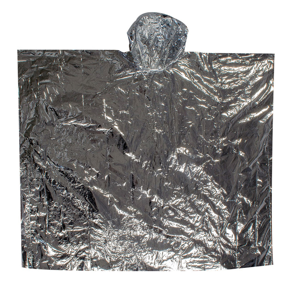 Highlander Reflective Compact Survival Poncho One Size