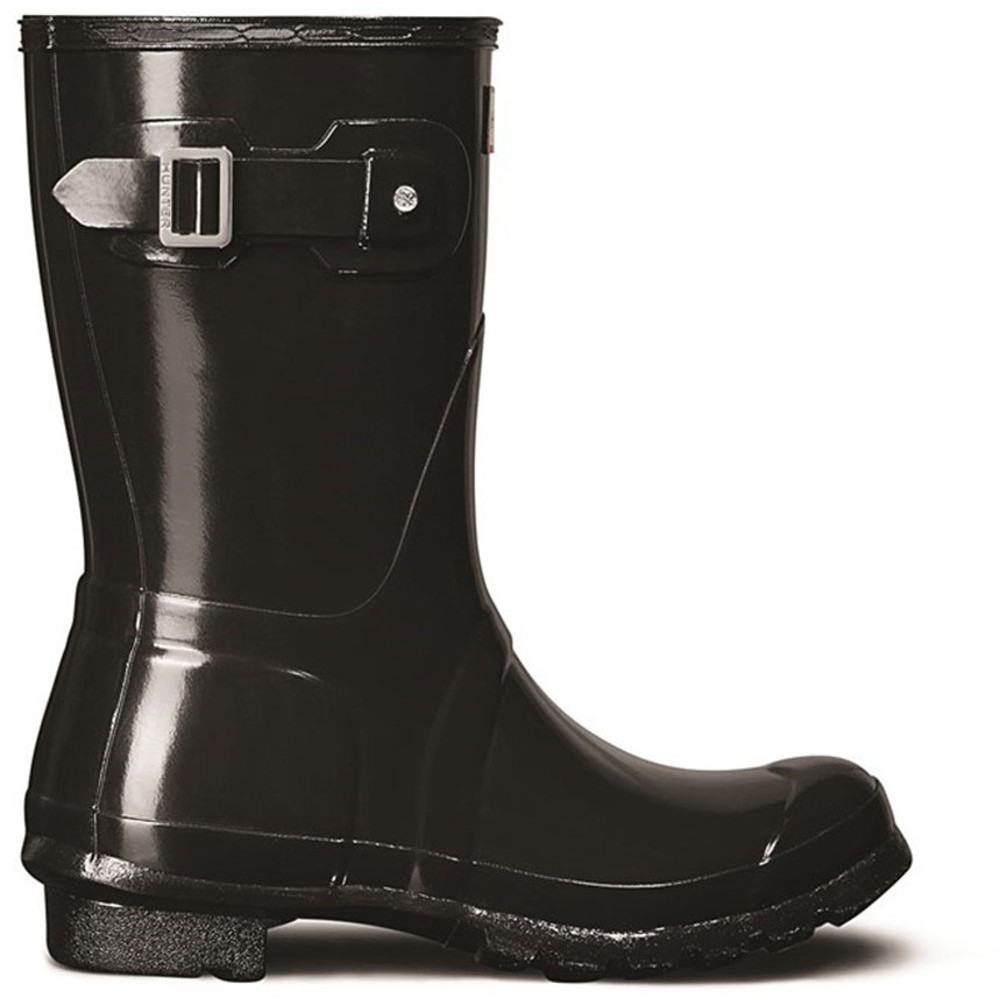 Hunter Womens Original Short Gloss Rubber Wellington Boots UK Size 8 (EU 42)