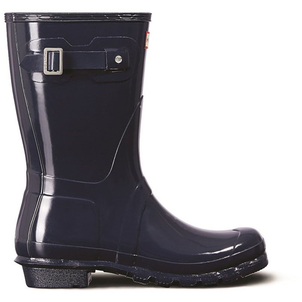 Hunter Womens Original Short Gloss Rubber Wellington Boots UK Size 6 (EU 39)
