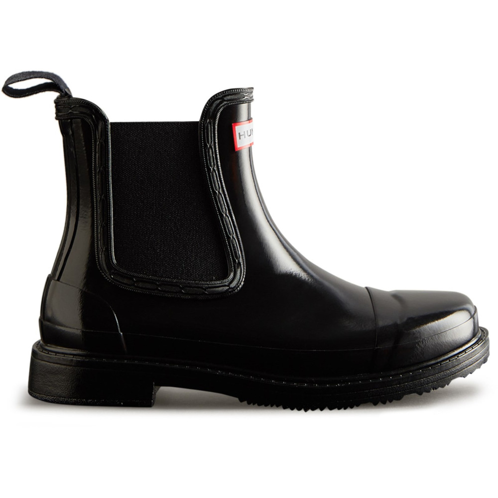 Hunter Womens Waterproof Commando Gloss Chelsea Welly Boots UK Size 7 (EU 40/41)