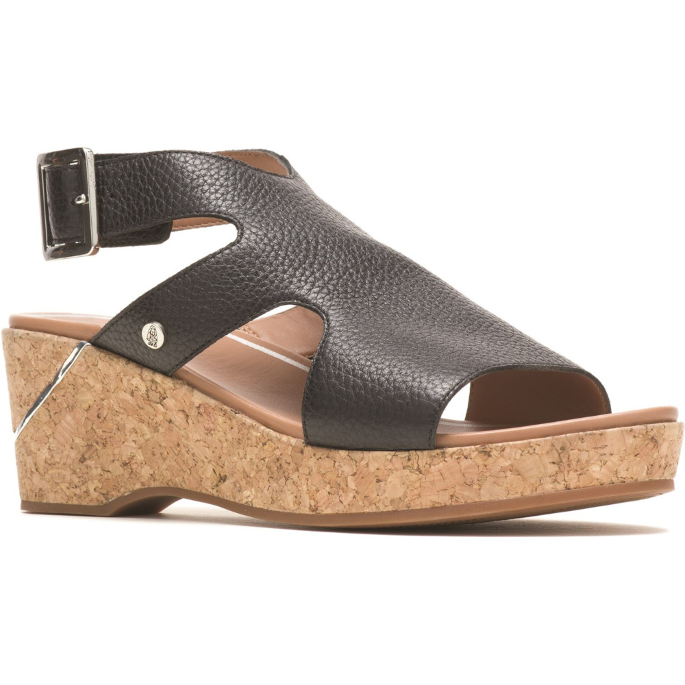 Hush Puppies Womens Maya Leather Wedge Sandals UK Size 7 (EU 40)