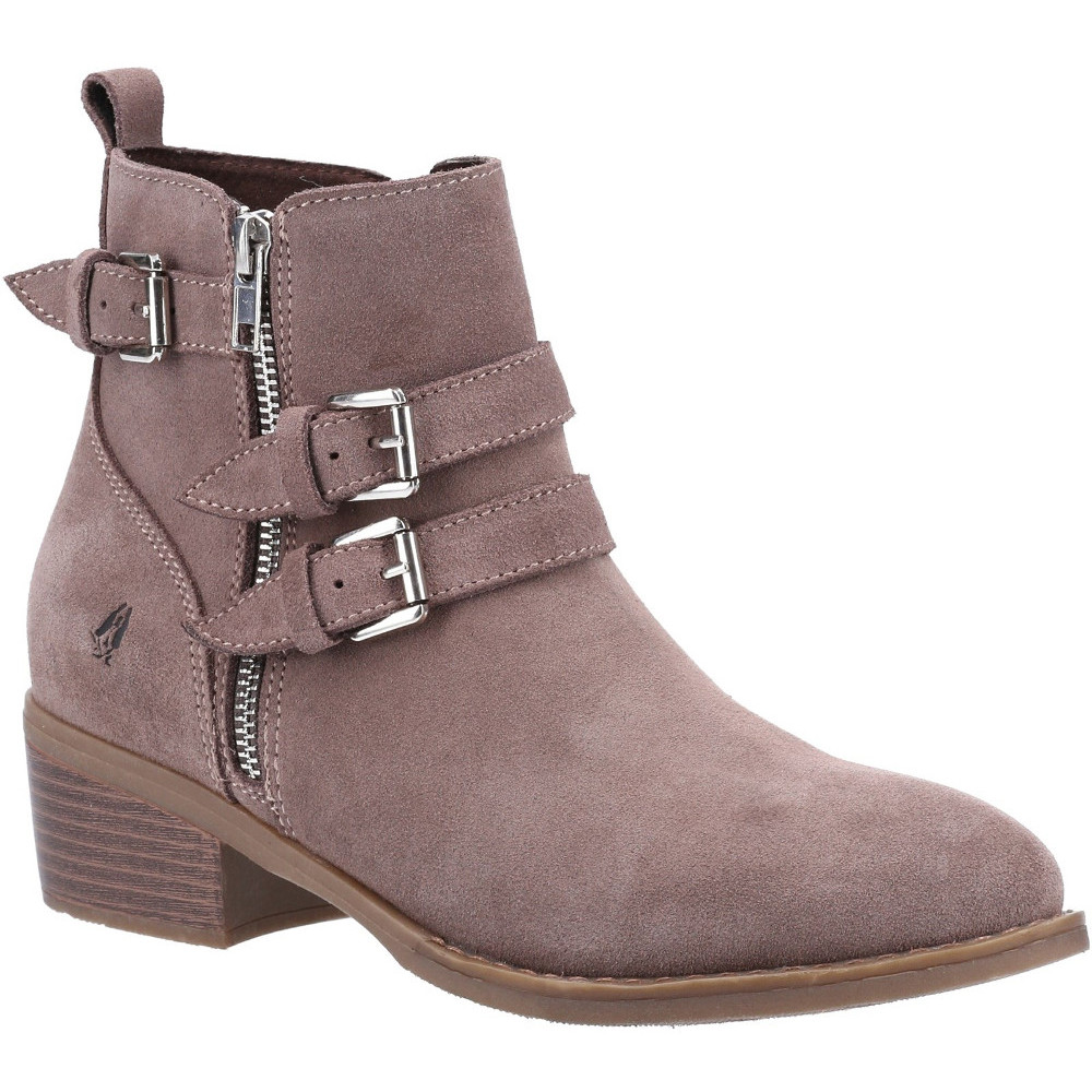 Hush Puppies Womens Jenna Suede Zip Up Ankle Boots UK Size 6 (EU 39)