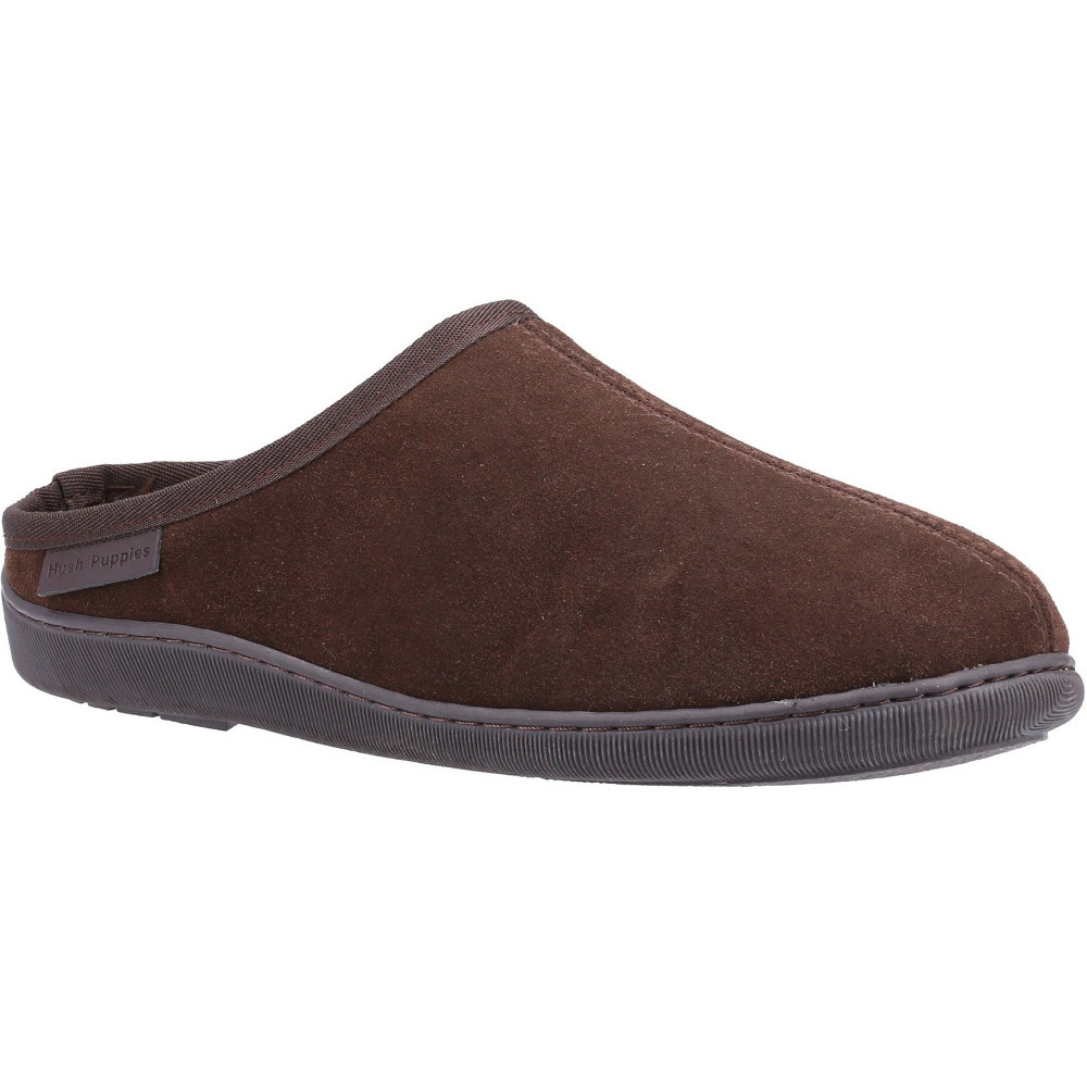 Hush Puppies Mens Ashton Memory Foam Suede Slip On Slippers UK Size 9 (EU 43)