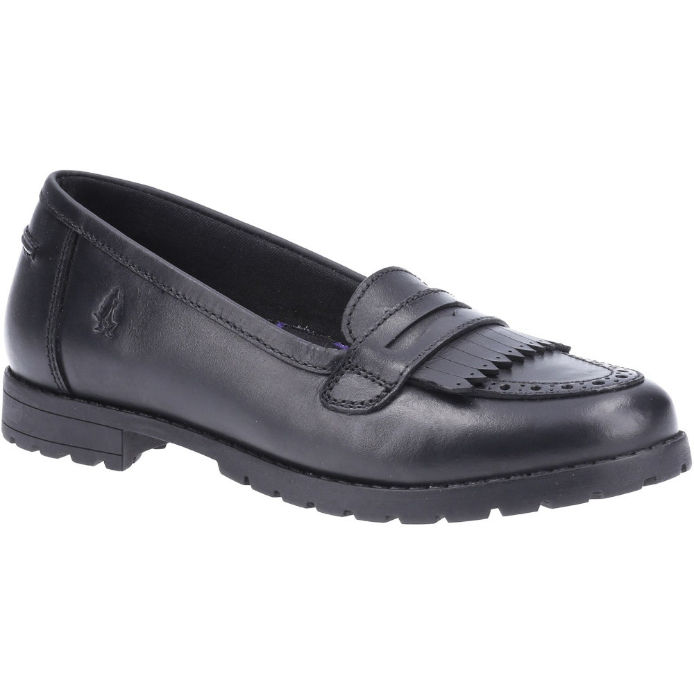 Hush Puppies Girls Emer Junior Leather Slip On School Shoes UK Size 10 (EU 28)