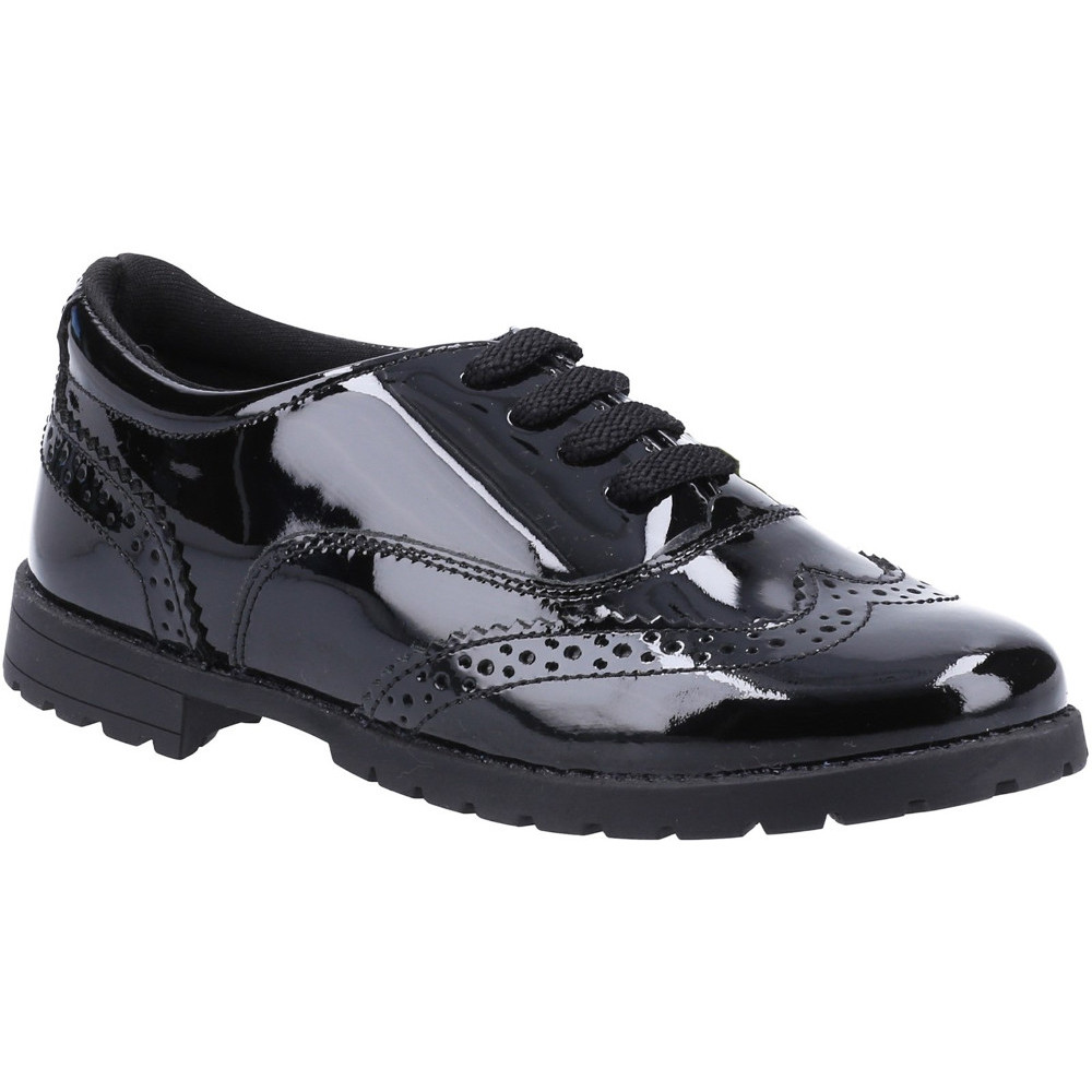 Hush Puppies Girls Eadie Junior Patent Leather School Shoes UK Size 11 (EU 29)