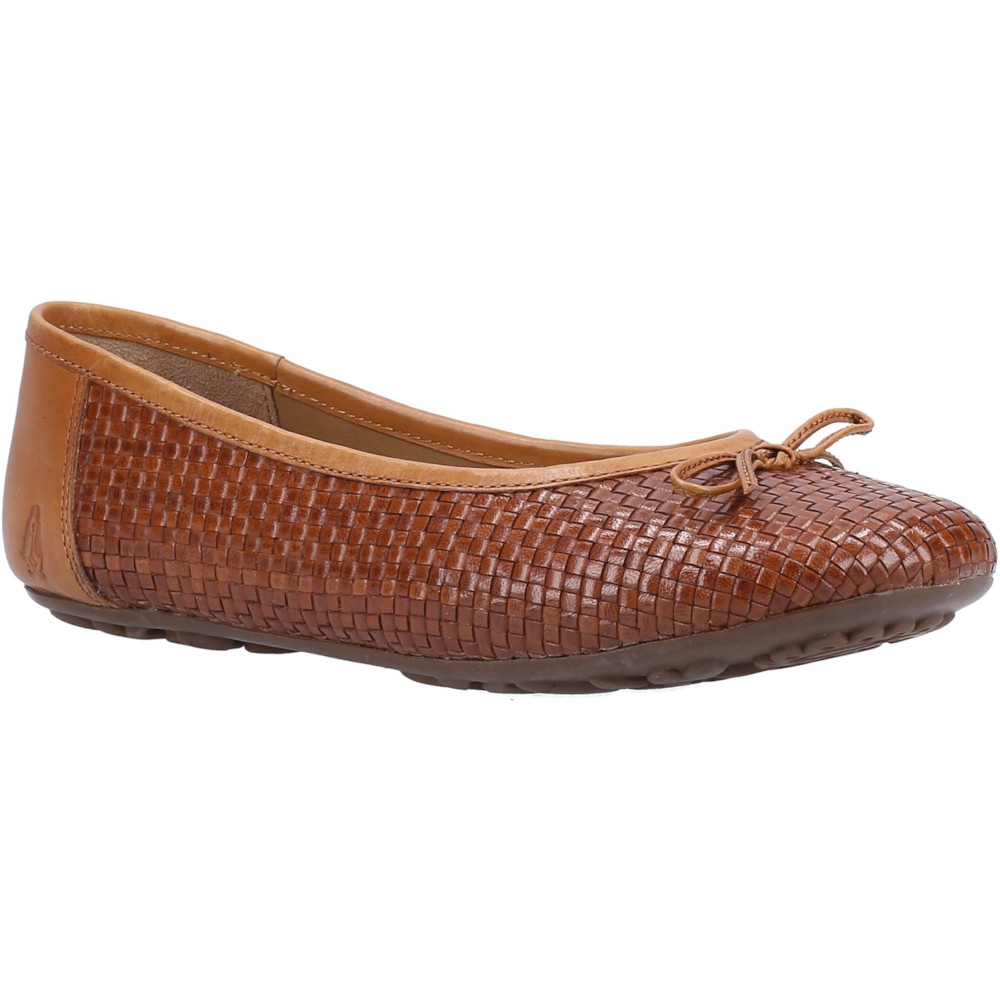 Hush Puppies Womens Janelle Woven Leather Ballerina Shoes UK Size 5 (EU 38)