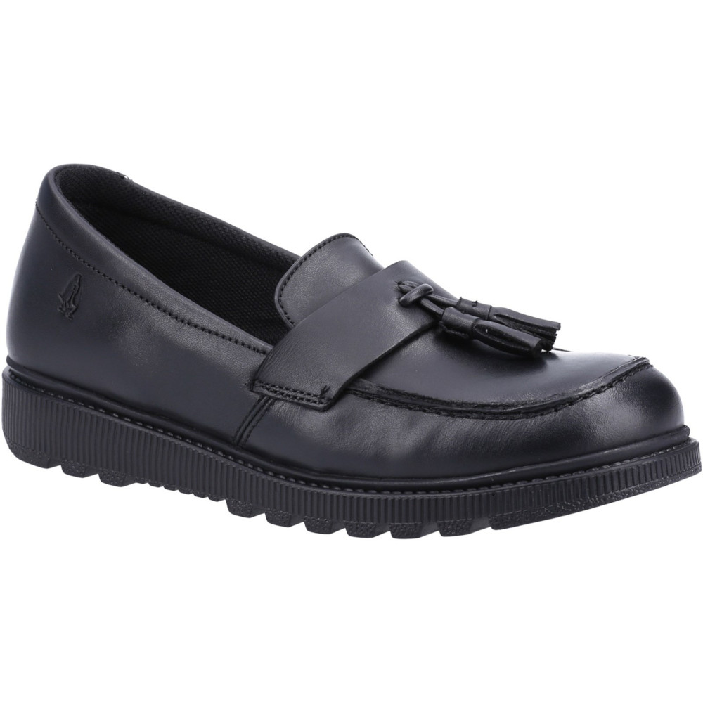Hush Puppies Womens Faye Moccasin Leather School Shoes UK Size 4 (EU 37)